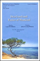 Dear Lord and Father of Mankind SATB choral sheet music cover